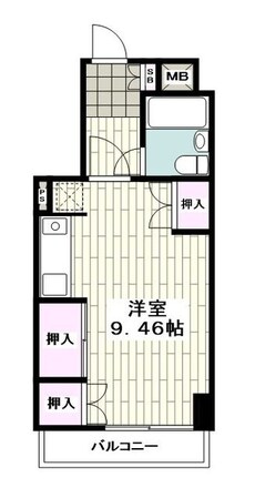 ペルソナージュ横浜の物件間取画像